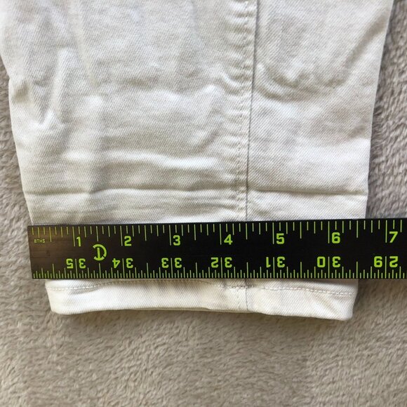 Loft Womens Jeans Size 6 Modern Denim Cropped Straight Casual Distressed Classic - Picture 4 of 16